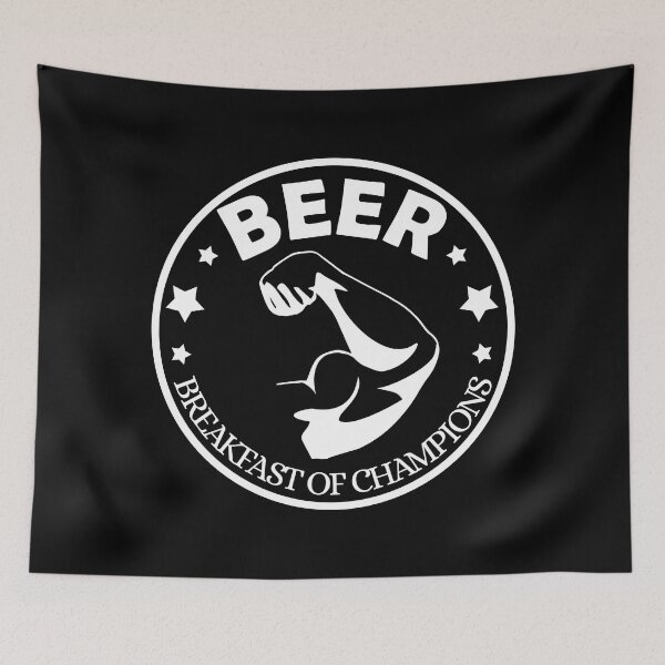 Item preview, Beer breakfast of champions- funny, cool and helmet design designed and sold by yoshra.