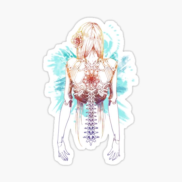 Cyborg Stickers Redbubble - cyborggirl roblox accounts