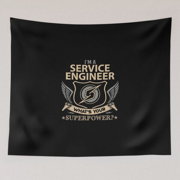 Item preview, Service Engineer T Shirt - Superpower Job Gift Item Tee designed and sold by miraschroe.