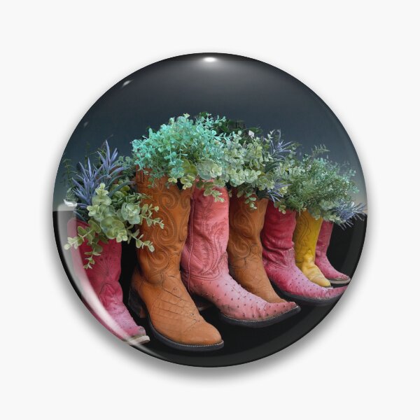 Item preview, Cowgirl boots in Bloom designed and sold by MiddleJourney.