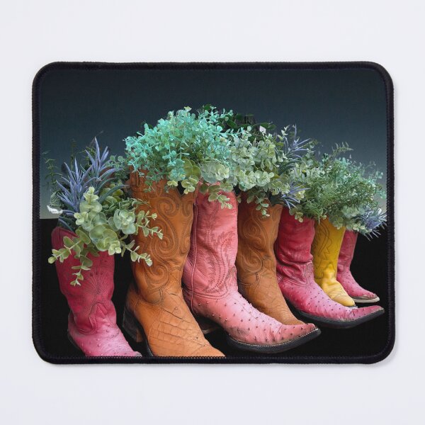 Item preview, Cowgirl boots in Bloom designed and sold by MiddleJourney.