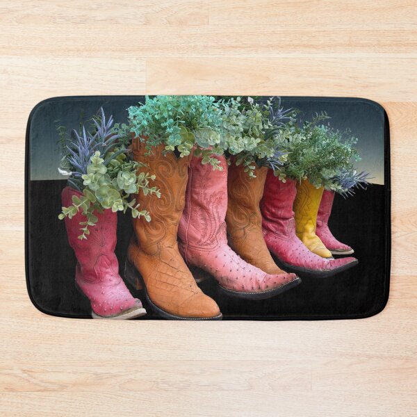 Item preview, Cowgirl boots in Bloom designed and sold by MiddleJourney.