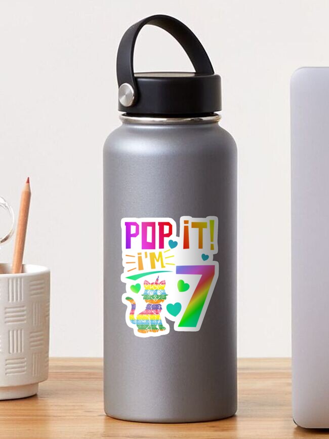 Kids Water Bottle Pop-its 