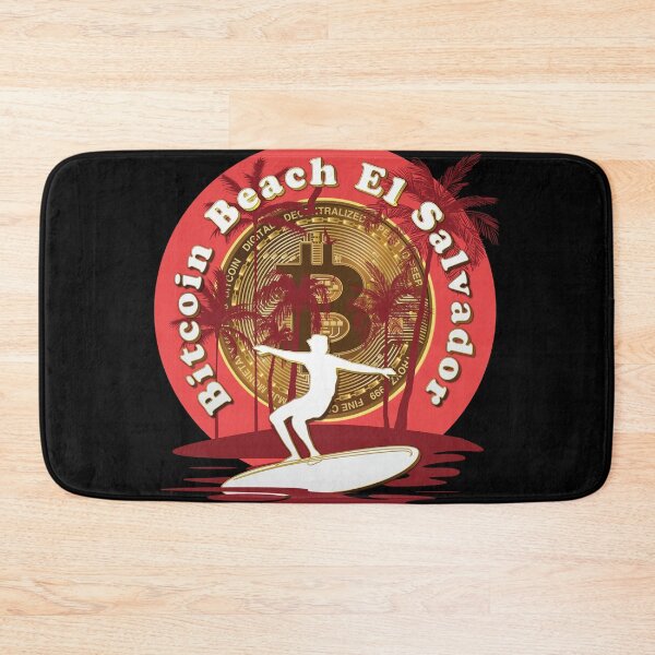 Item preview, Bitcoin Beach, El Zonte, El Salvador - Surfer designed and sold by johnta17.