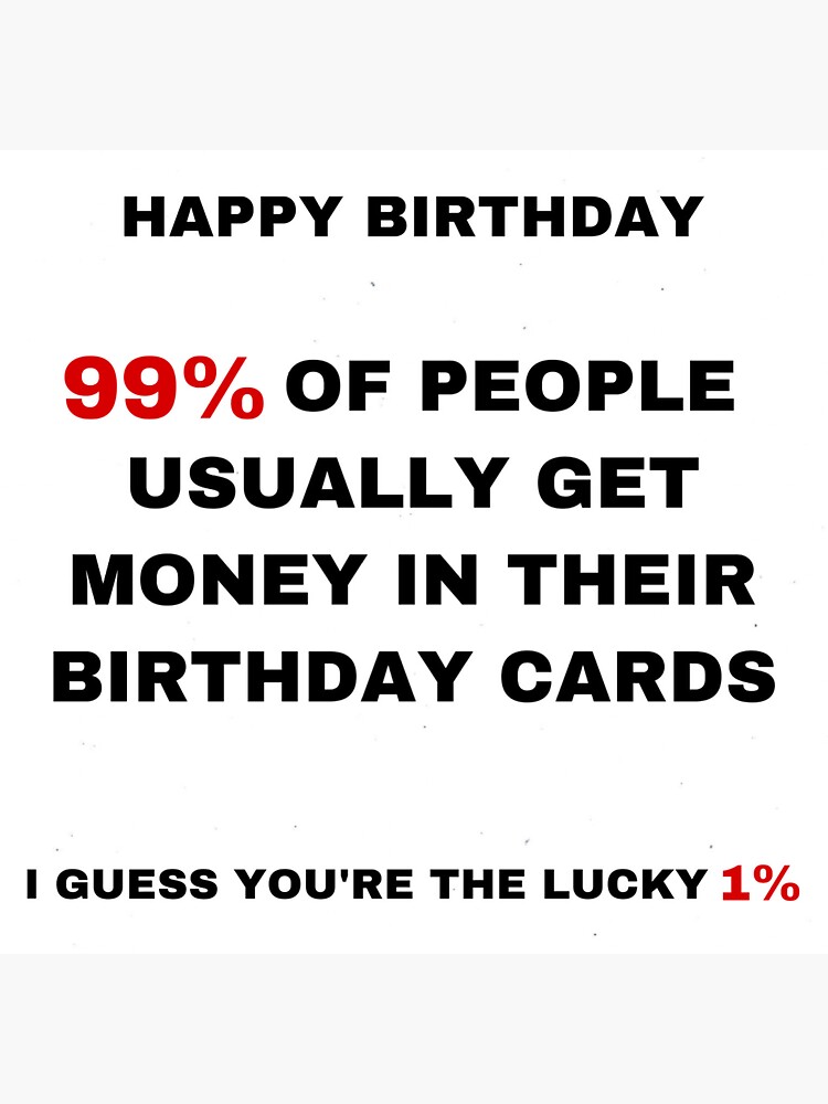 "HAPPY BIRTHDAY FUNNY CARD" Sticker by Beneza Redbubble