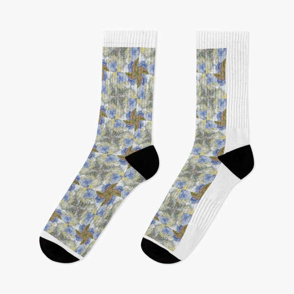 Item preview, Big Block Floral Pattern designed and sold by DesignoresLTD.