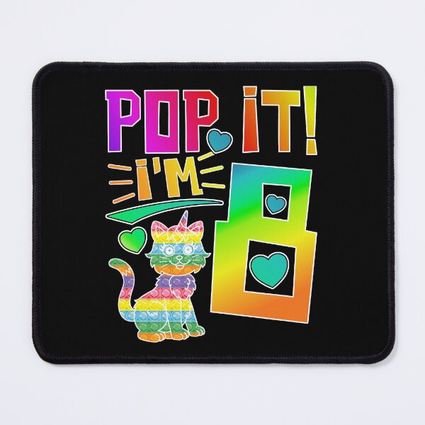 Item preview, Kids Pop It 8th Birthday Kitty Cat Girls Boys Eight Years Old Fidget Board Game designed and sold by CharJens.