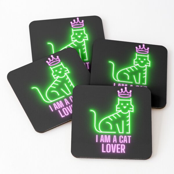 Item preview, I Am A Cat Lover Neon designed and sold by RigorAtev.