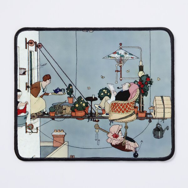 Item preview, “The Folding Garden” by W Heath Robinson designed and sold by PatricianneK.