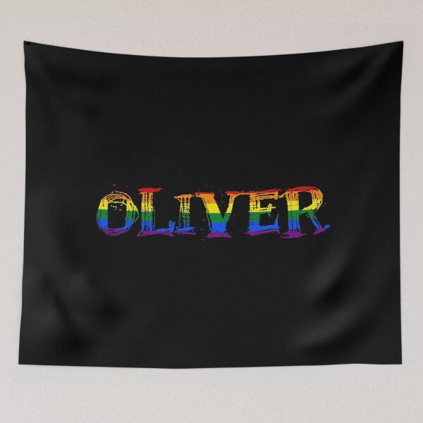 Item preview, Men rainbow name gay Oliver designed and sold by LoveIsColorful.