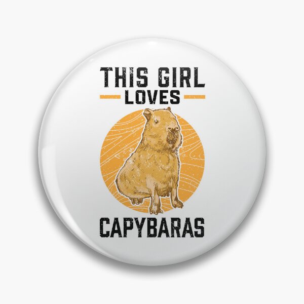 Item preview, Capybara girl South American capybara designed and sold by madgrfx.