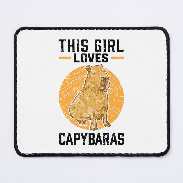 Item preview, Capybara girl South American capybara designed and sold by madgrfx.