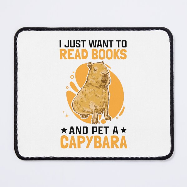 Item preview, Petting capybaras and reading books Capybara designed and sold by madgrfx.