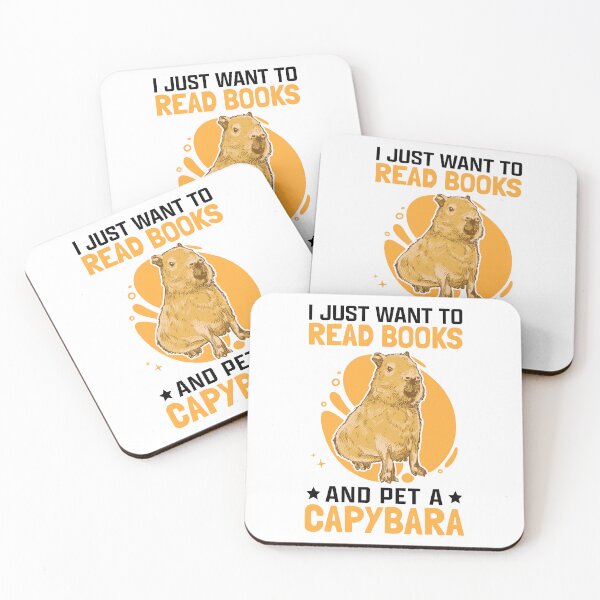 Item preview, Petting capybaras and reading books Capybara designed and sold by madgrfx.