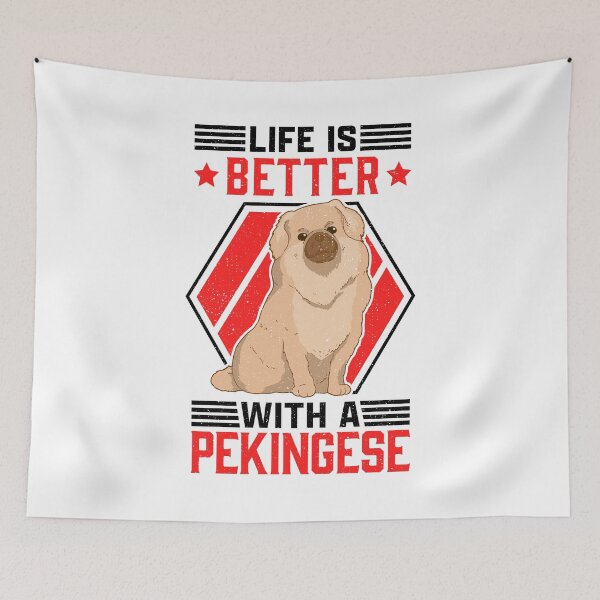 Item preview, Living with Pekingese palace dog Pekingese designed and sold by madgrfx.