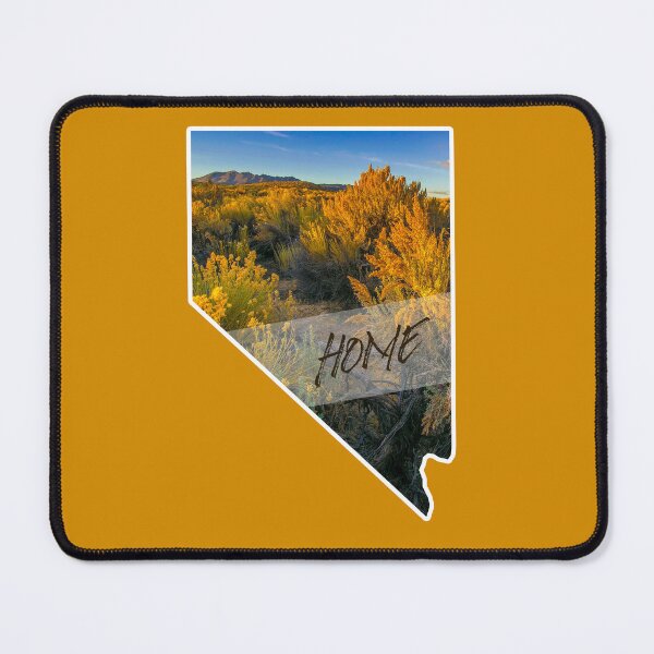 Item preview, Nevada State Pride Sagebrush Desert Landscape Home in Bizardless Font designed and sold by Zphal.