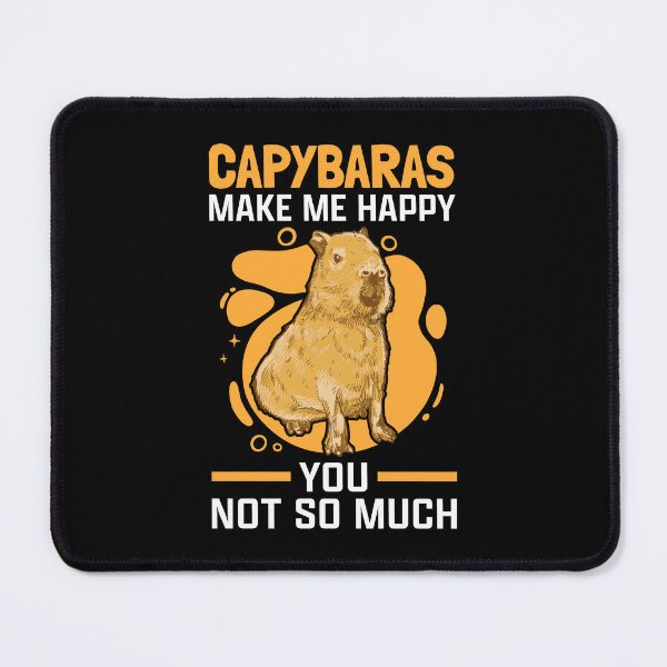 Item preview, Capybaras make capybaras happy designed and sold by madgrfx.