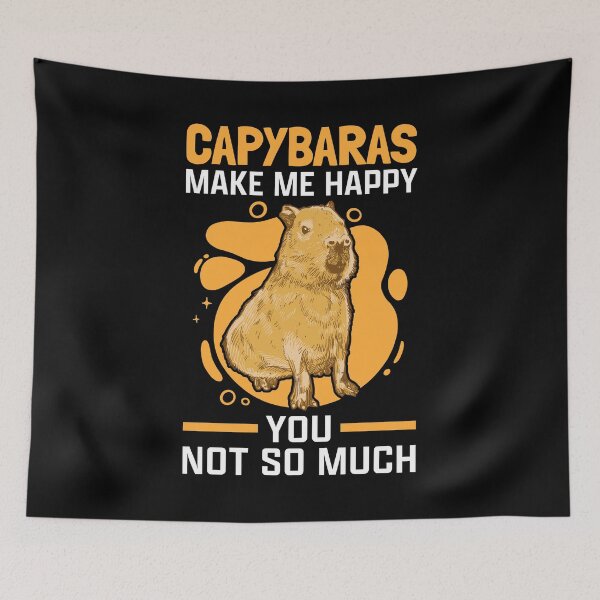 Item preview, Capybaras make capybaras happy designed and sold by madgrfx.