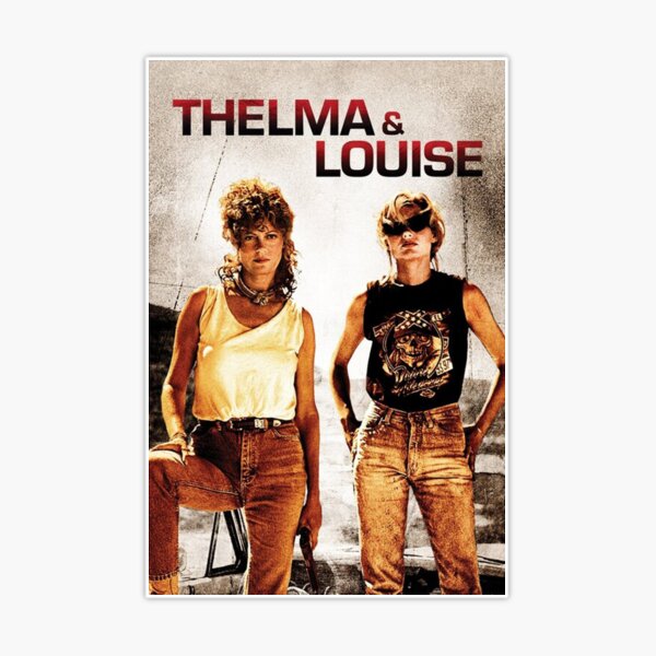 Thelma & Louise Sticker for Sale by PuzzleBuzz