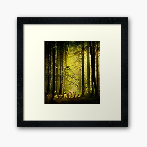 The Secret Parade Framed Art Print