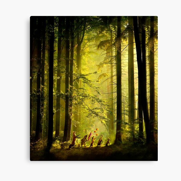 The Secret Parade Canvas Print