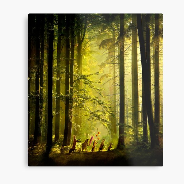 The Secret Parade Metal Print