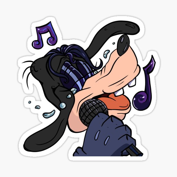 Wake Me Up Goofy Sticker