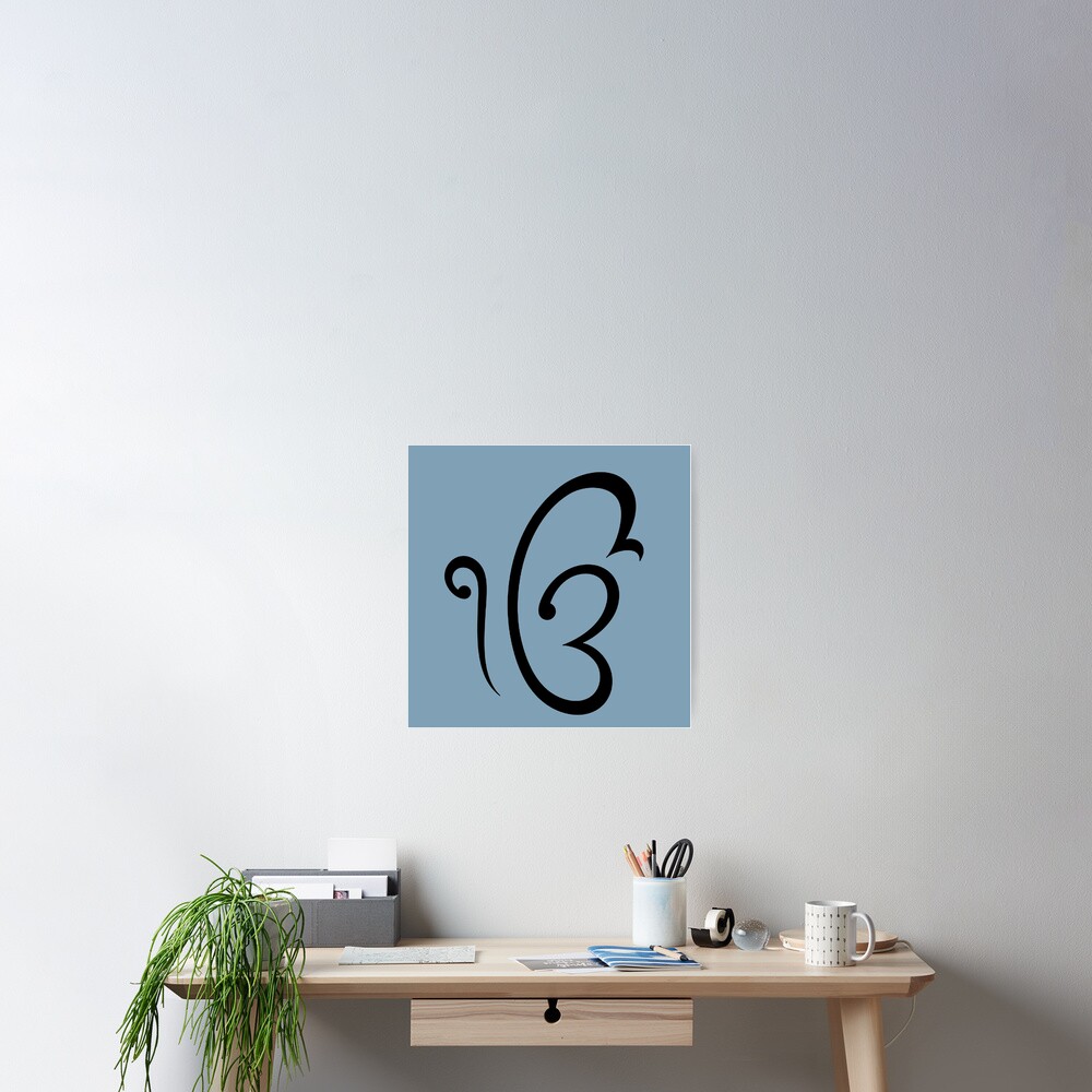 Ek Onkar Sticker Poster For Sale By Sandeepgombra Redbubble