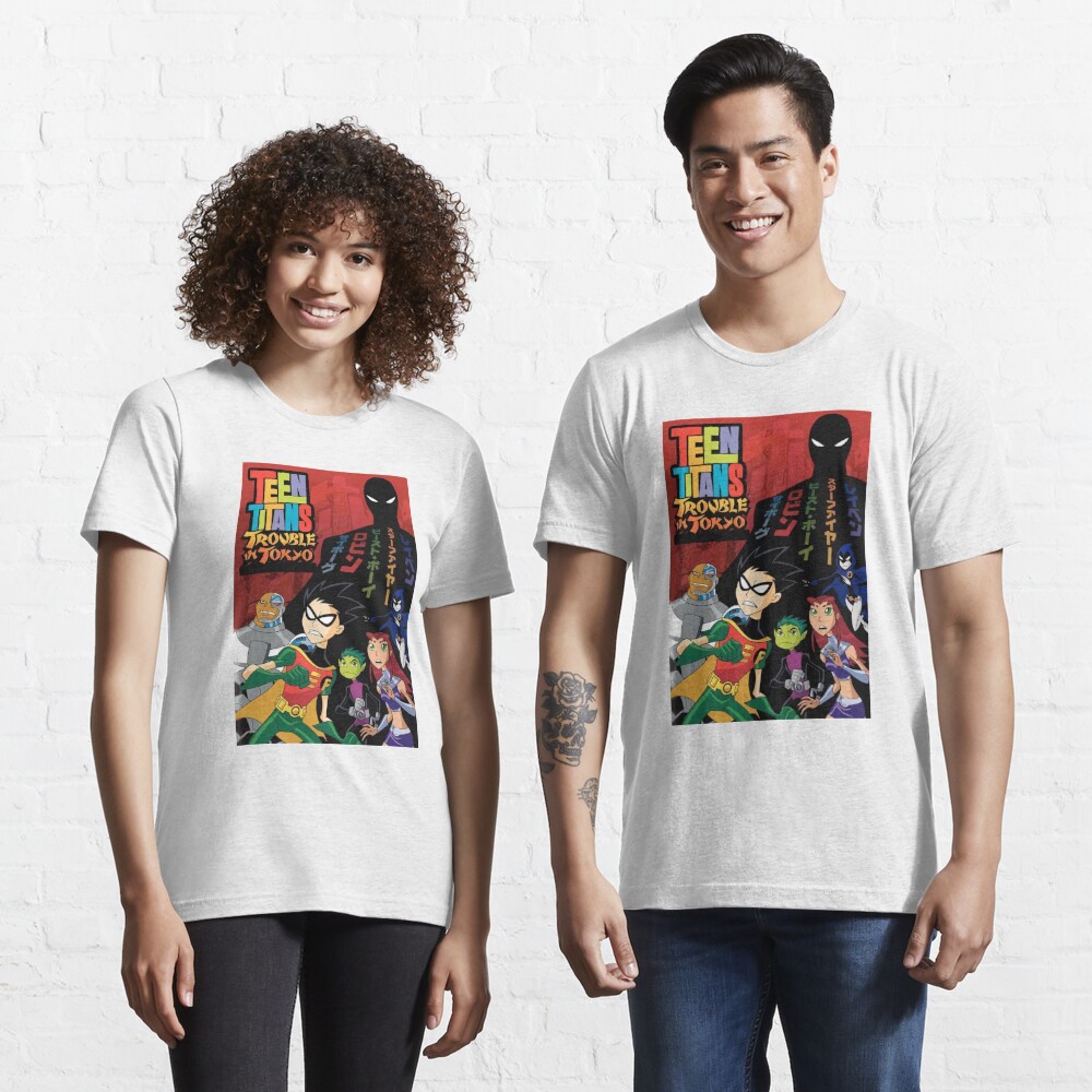 Teen Titans Tokyo Group Pose T-Shirt