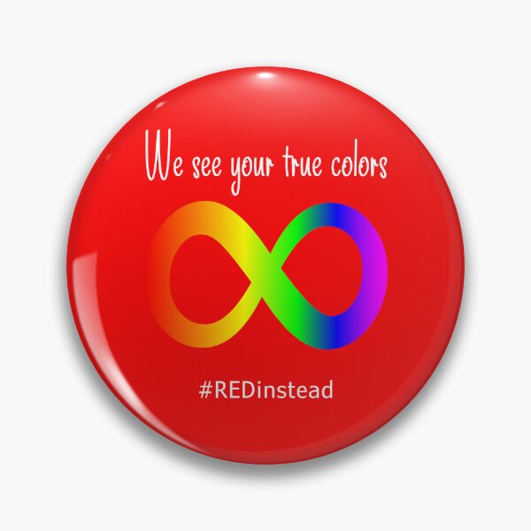 Item preview, Autism Acceptance: We See Your True Colors designed and sold by SpringPetals.