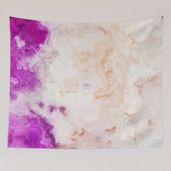 Item preview, marble abstraction art white purple #marble designed and sold by JBJart.