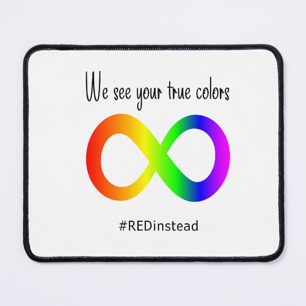 Item preview, Autism Acceptance. We See Your True Colors. designed and sold by SpringPetals.