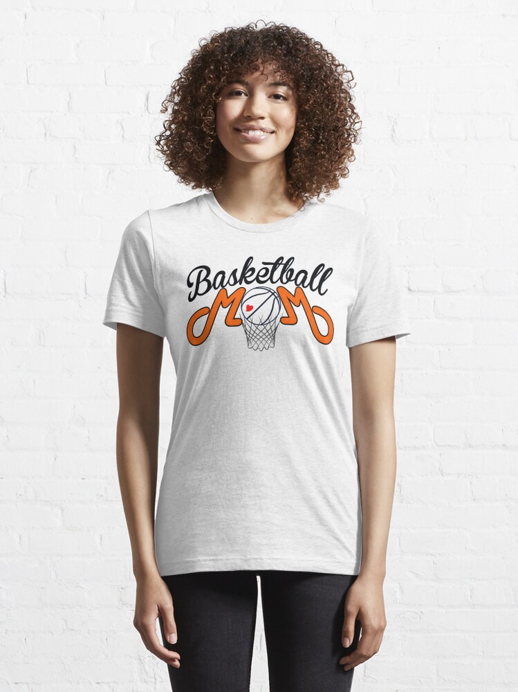 Retro Basketball Mom T-shirt Tee -011410