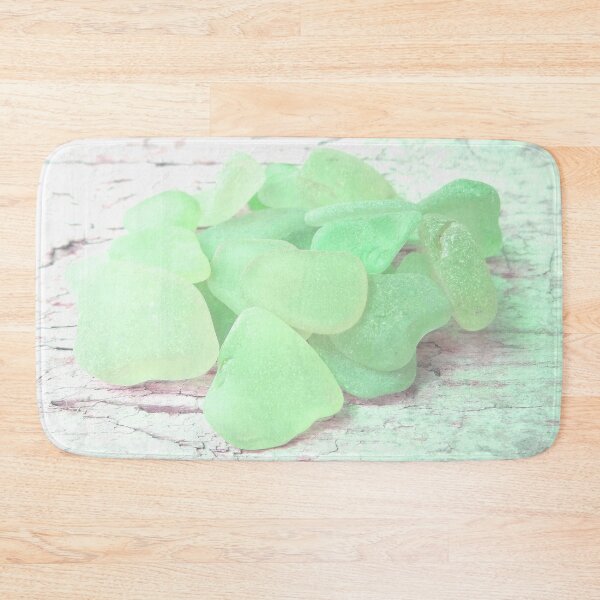 Item preview, Beach Glass Pale Mint Green Sea Glass Sea Foam Colors and Hint of Pale Pink - Photo 7 of 8 designed and sold by Beachy.