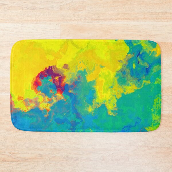 Item preview, marble abstraction art blue yellow #marble designed and sold by JBJart.