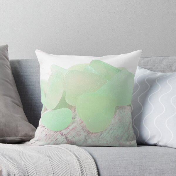 Item preview, Beach Glass Pale Mint Green IMAGE PRINT ONLY Sea Glass Sea Foam Colors and Hint of Pale Pink - Photo 5 of 8 designed and sold by Beachy.
