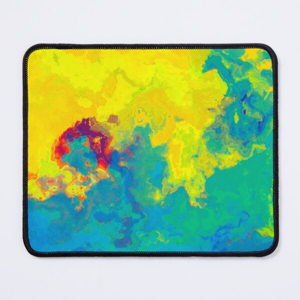 Item preview, marble abstraction art blue yellow #marble designed and sold by JBJart.