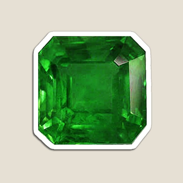 Item preview, Emerald Gemstone Birthstone of the Month May Green designed and sold by DigitalGemArt.