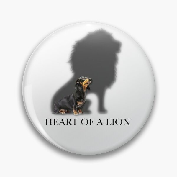 Item preview, Dachshund Heart of a Lion designed and sold by Daschunddesigns.