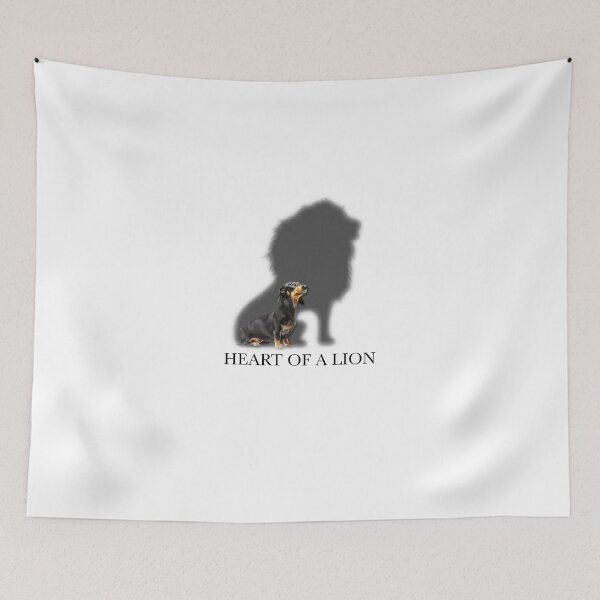 Item preview, Dachshund Heart of a Lion designed and sold by Daschunddesigns.