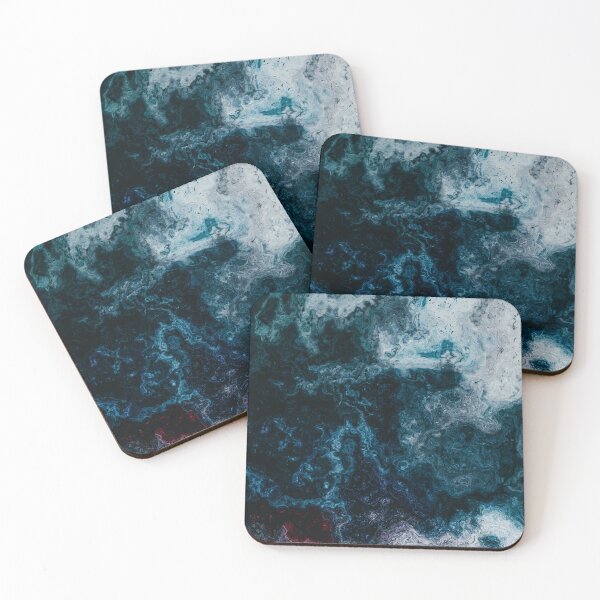 Item preview, marble abstraction art blue grey #marble designed and sold by JBJart.