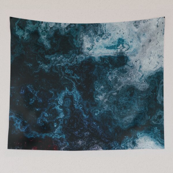 Item preview, marble abstraction art blue grey #marble designed and sold by JBJart.