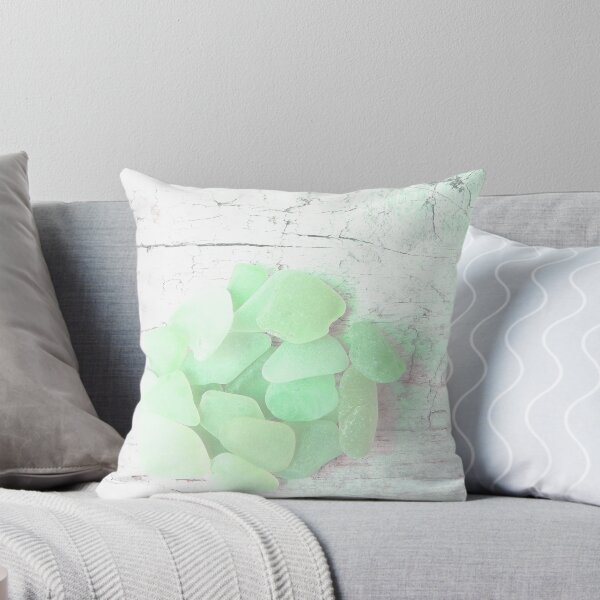 Item preview, Beach Glass Pale Mint Green Sea Glass Sea Foam Colors and Hint of Pale Pink - Photo 3 of 8 designed and sold by Beachy.