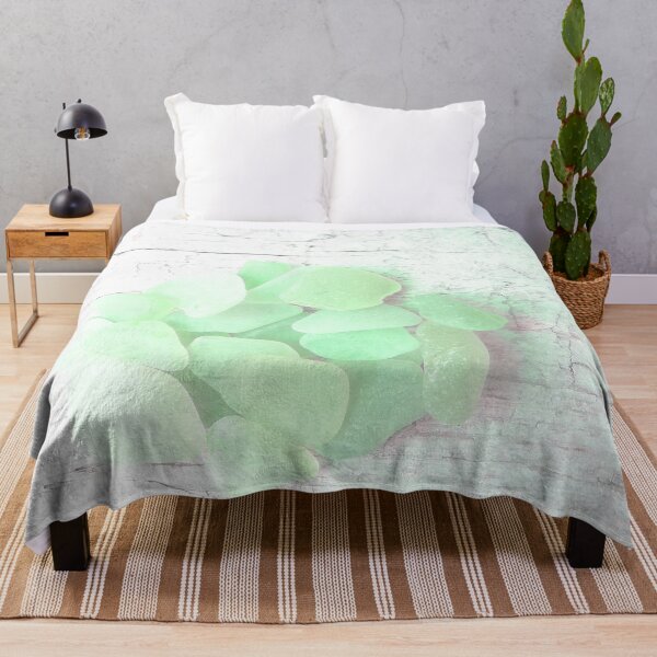 Item preview, Beach Glass Pale Mint Green Sea Glass Sea Foam Colors and Hint of Pale Pink - Photo 3 of 8 designed and sold by Beachy.