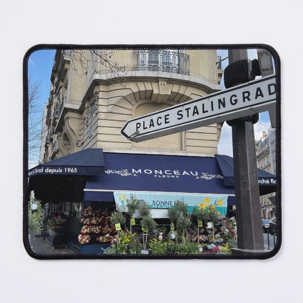 Item preview, Flower Market in Paris, France in Spring designed and sold by EditsByEve.