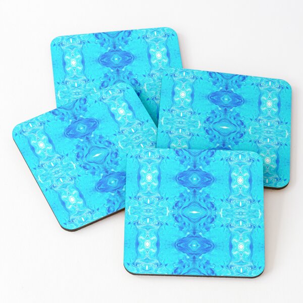 Item preview, Turquoise, Blue, and White Painting designed and sold by Creative-Voyage.
