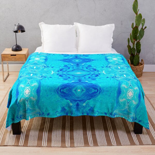 Item preview, Turquoise, Blue, and White Painting designed and sold by Creative-Voyage.