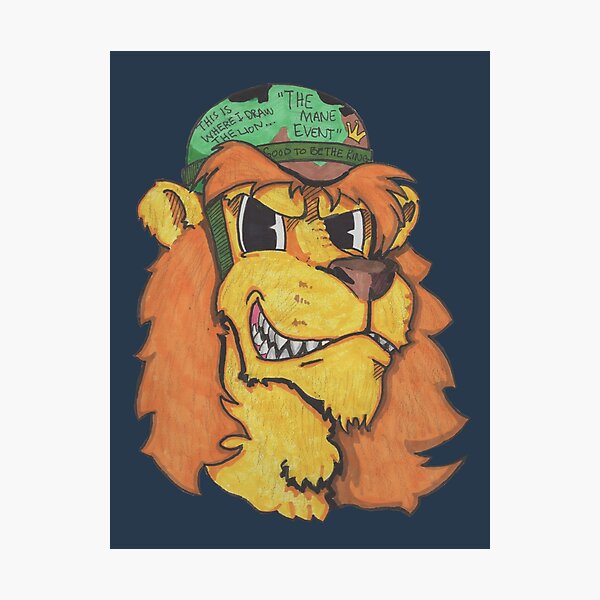 Item preview, "The Mane Event" designed and sold by bigjondraws.
