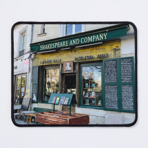 Item preview, Shakespeare and Co. bookstore in Paris, France designed and sold by EditsByEve.