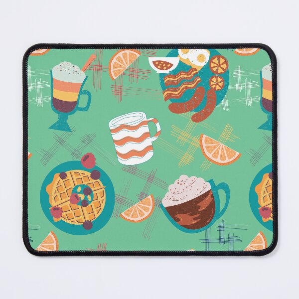 Item preview, I Love Breakfast Food and Drinks Repeating Pattern designed and sold by Itaya Art.